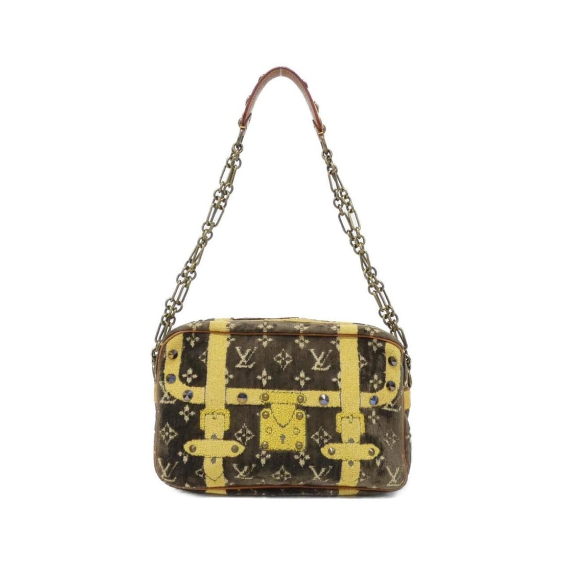 Louis Vuitton Monogram Trompe L'oeil Trocadero Shoulder Bag M92711: --- Catalog ---Category: SizeSize (HxWxD): 16cm x 27cm x 7cm / 6.29'' x 10.62'' x 2.75''Category: DesignType: Shoulder bagColor: Brown, MarronGender: WomenMaterial: Pile fabric Hardware Color: Matte g