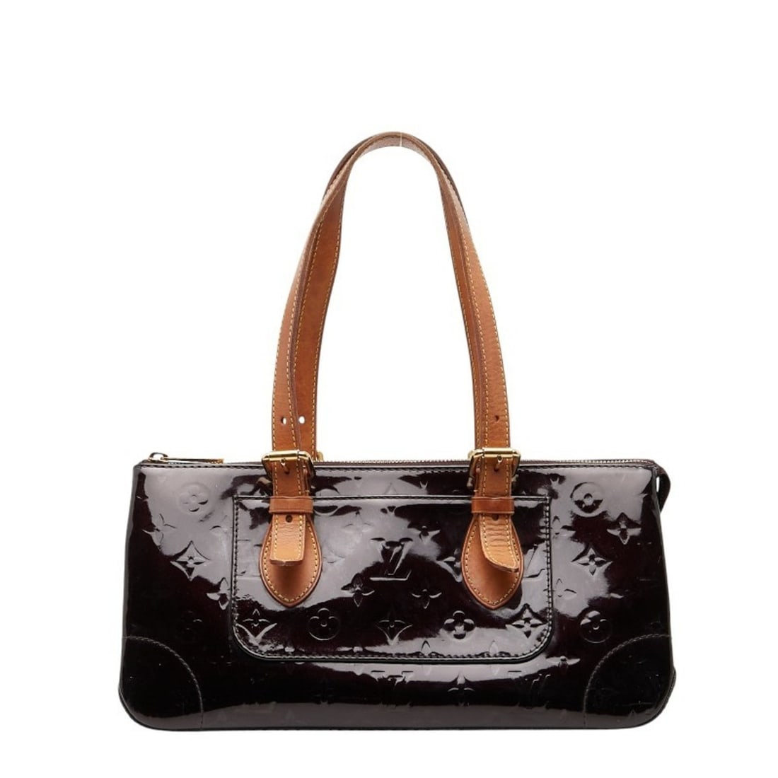 Louis Vuitton Monogram Vernis Rosewood Avenue Handbag/Shoulder Bag M93510 in Amaranth Purple Patent (1 of 17)