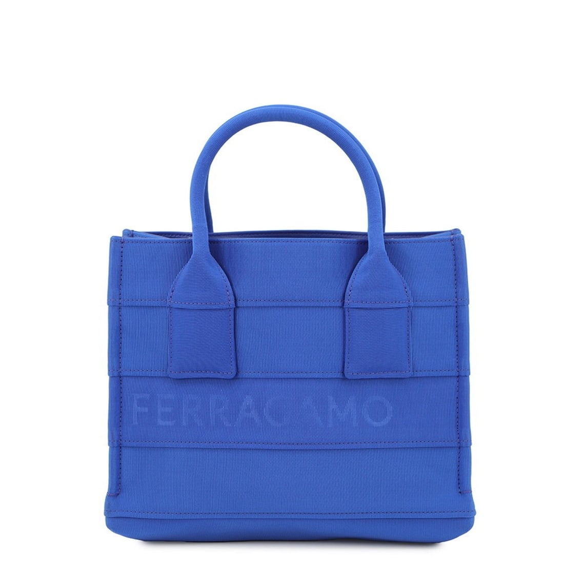 Salvatore Ferragamo Handbag Fabric 214988: --- Catalog ---Category: SizeWeight: 500g / 1.1lb.Size (HxWxD): 21cm x 25.5cm x 13cm / 8.26'' x 10.03'' x 5.11''Category: DesignType: HandbagColor: BlueGender: WomenClosure: OpenMaterial: Fabric Hardw