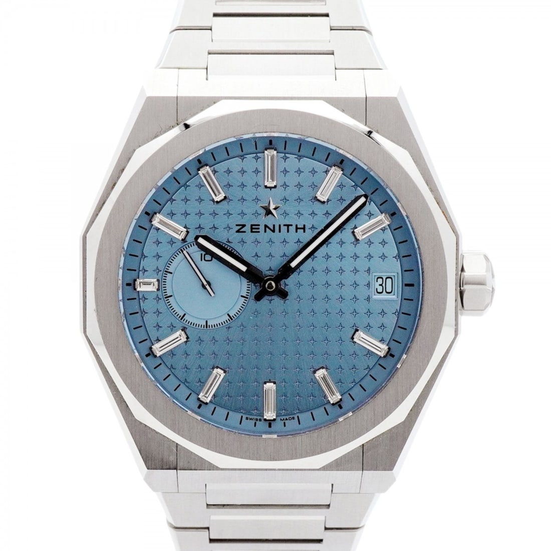 Zenith Defy Skyline El Primero Limited Edition 03.9300.3620 16.1001 Blue Dial Men's Watch: --- Catalog ---Category: SizeWrist Size: 18cm / 7.08''Case Diameter: 41mm / 1.61''Category: DesignType: WristwatchGender: MenColor (Dial): BlueMaterial (Band): Stainless steelCategory: GeneralMPN: 03.