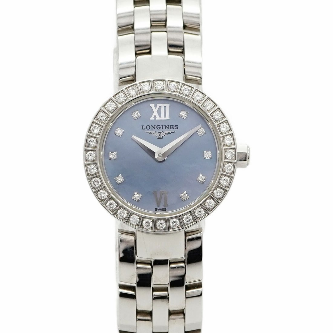 Longines DolceVita L5.174.0 Blue Dial Women's Watch: --- Catalog ---Category: SizeWrist Size: 15cm / 5.9''Case Diameter: 20.3mm / 0.8''Category: DesignType: WristwatchGender: WomenColor (Dial): Blue shellMaterial (Band): Stainless steelCategory: General