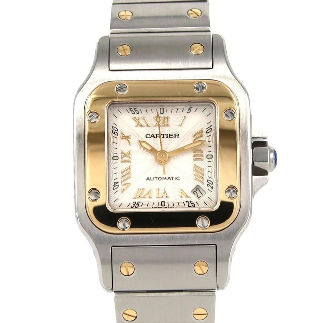 Cartier Santos Galbe SM Two-tone W20045C4 SSxYG Automatic Watch (1 of 15)