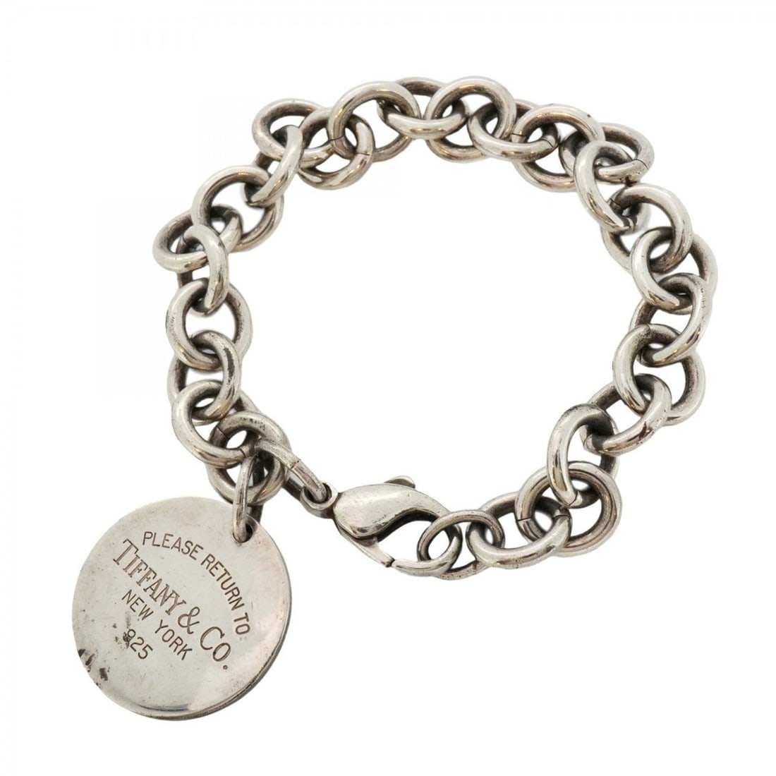Tiffany Bracelet Return to Circle Silver 925 Women's: --- Catalog ---Category: SizeLength: 17cm / 6.69''Category: DesignType: Charm braceletGender: WomenMaterial: Silver 925Category: GeneralBrand: Tiffany--- Item List ---Section: ConditionRanking: Rank A