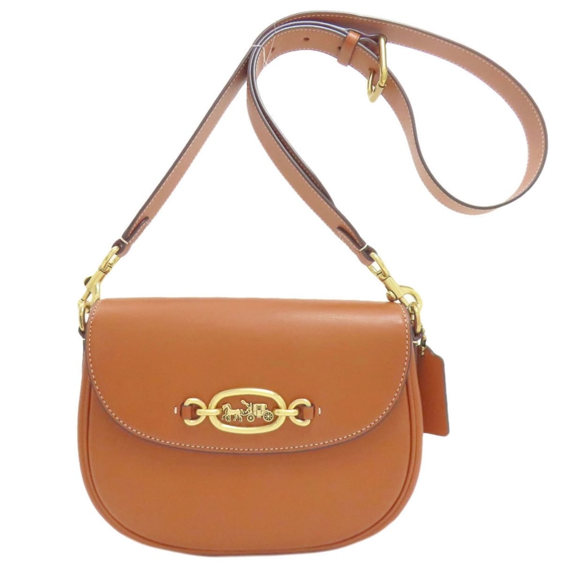 Coach CM705 Harley Leather Shoulder Bag for Women: --- Catalog ---Category: SizeSize (HxWxD): 17cm x 23.5cm x 6.5cm / 6.69'' x 9.25'' x 2.55''Category: DesignType: Shoulder bagColor: BrownGender: WomenMaterial: Leather Category: GeneralMPN: CM705Brand