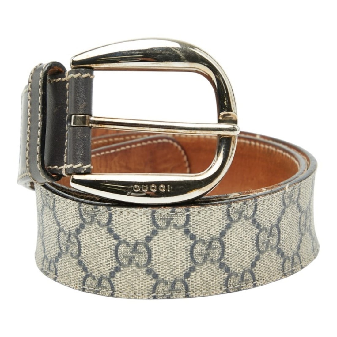 Gucci GG Supreme Belt 80 32 246380 Beige Brown Leather Women's GUCCI: --- Catalog ---Category: SizeWidth: 4cm / 1.57''Length: 71.5cm - 86cm / 28.14'' - 33.85''Category: DesignType: Standard beltColor: Beige, BrownGender: WomenMaterial (Strap): Leather , PVC Category: Ge