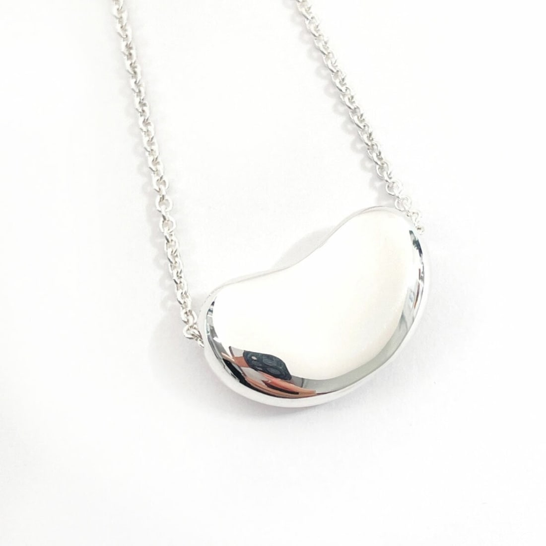 TIFFANY & Co. Tiffany Beans Elsa Peretti Necklace, 925 Sterling Silver, Women's (1 of 11)