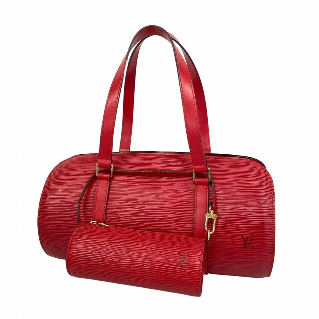 Louis Vuitton Epi Soufflot Handbag M52227 Castilian Red for Women (1 of 15)