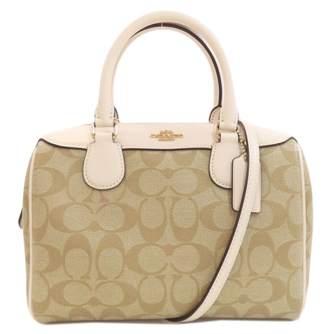 Coach F32203 Signature 2-Way Handbag PVC Women's COACH: --- Catalog ---Category: SizeSize (HxWxD): 18cm x 24cm x 13cm / 7.08'' x 9.44'' x 5.11''Strap Length: 125cm - 143cm / 49.21'' - 56.29''Handle Length: 20cm / 7.87''Category: DesignType: HandbagColor: B