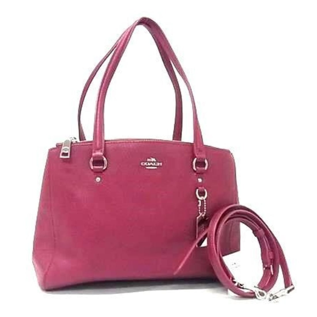 COACH Coach handbag 36882 wine red leather women's: --- Catalog ---Category: SizeSize (HxWxD): 23.5cm x 28.5cm x 8.5cm / 9.25'' x 11.22'' x 3.34''Category: DesignType: Handbag, Shoulder bag, Tote bagColor: WineGender: WomenClosure: MagnetMaterial: Leat