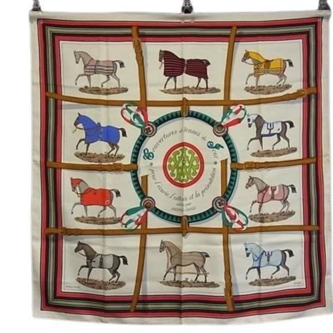 HERMES Carré 90 Multicolor Silk Scarf for Women, Horse Wrap: --- Catalog ---Category: SizeSize (LxW): 90cm x 88cm / 35.43'' x 34.64''Category: DesignType: ScarfColor: Multi-colorGender: WomenMaterial: Silk Category: GeneralBrand: HermesCountry of Origin: France