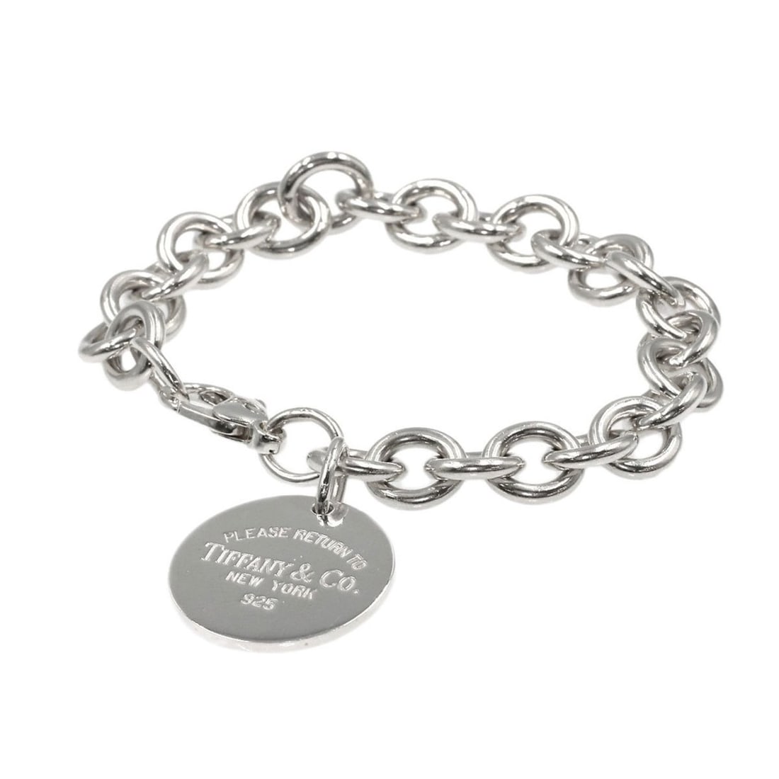 Tiffany Return to Round Bracelet in Silver for Women, TIFFANY & Co.: --- Catalog ---Category: SizeLength: 17cm / 6.69''Category: DesignType: Charm braceletGender: WomenMaterial: SilverCategory: GeneralBrand: Tiffany--- Item List ---Section: ConditionRanking: Rank SA Us