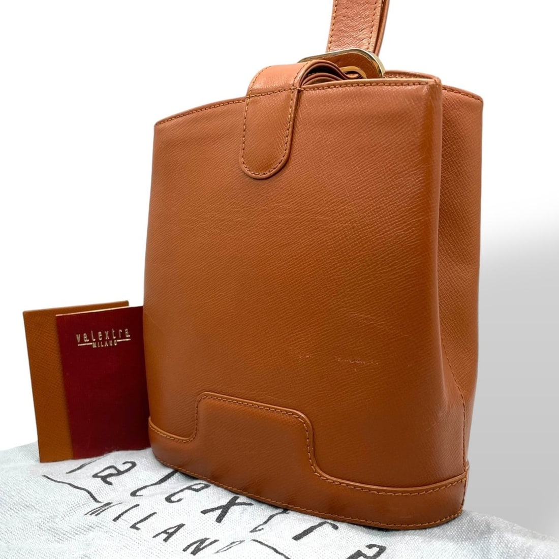 Valextra Vintage Leather Shoulder Bag, Brown, Women's, K5 (1 of 19)