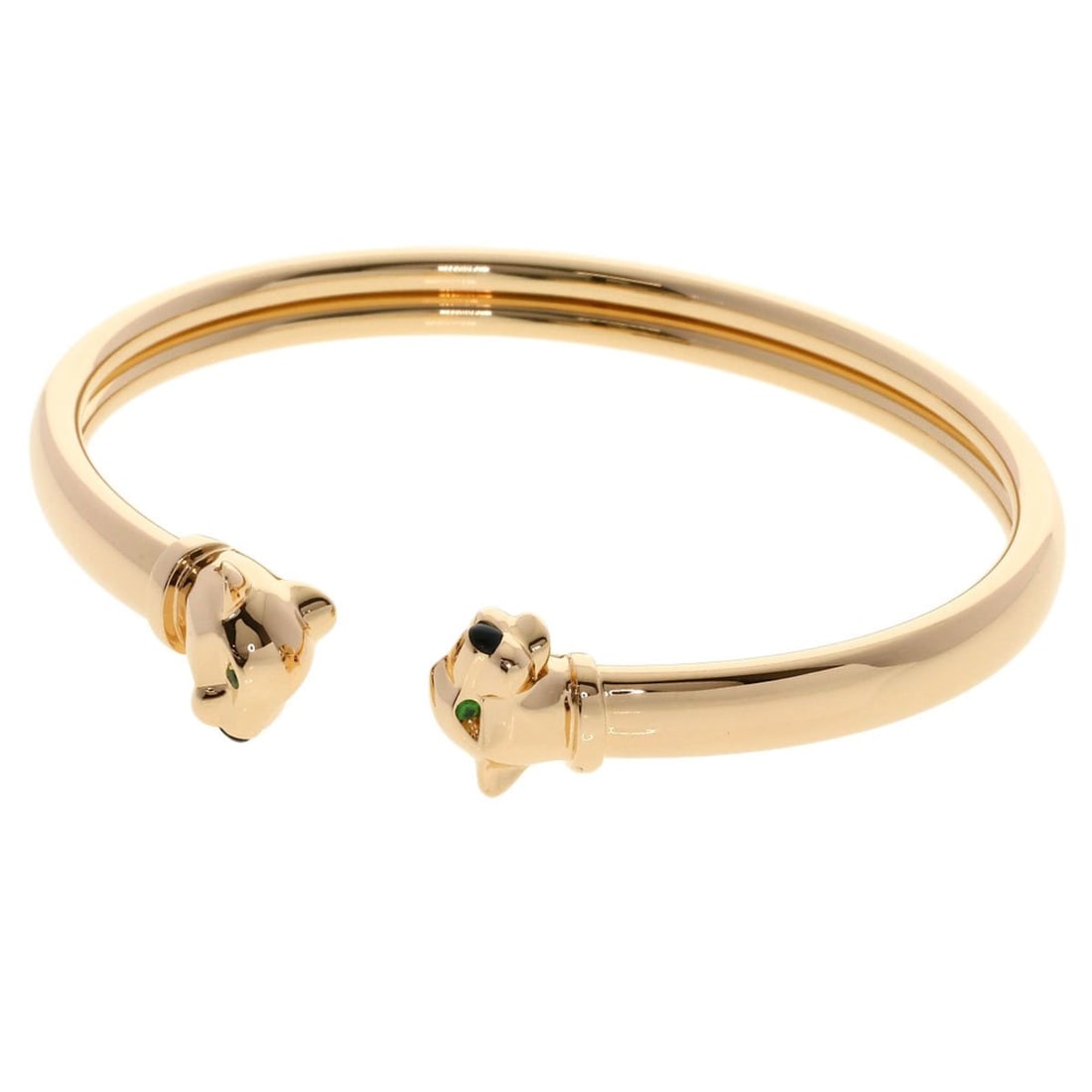 Cartier Panthere Tsavorite, Garnet, and Onyx #18 Bracelet in 18K Pink Gold for Women: --- Catalog ---Category: SizeWidth: 6.5mm / 0.25''Length: 18cm / 7.08''Weight: 25.8g / 0.91oz.Category: DesignType: Charm braceletStone: Garnet, OnyxGender: WomenMaterial: Pink gold (18K)Category: Gen