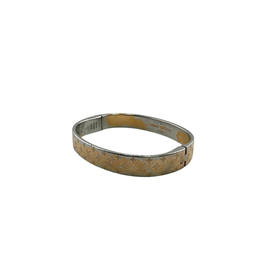 LOUIS VUITTON M00254 Cuff Bracelet Nanogram Bangle Gold Women's: --- Catalog ---Category: SizeLength: 19cm / 7.48''Category: DesignType: Cuff braceletColor: Pink goldGender: WomenMaterial: MetalCategory: GeneralMPN: M00254Brand: Louis Vuitton--- Item List ---Sectio