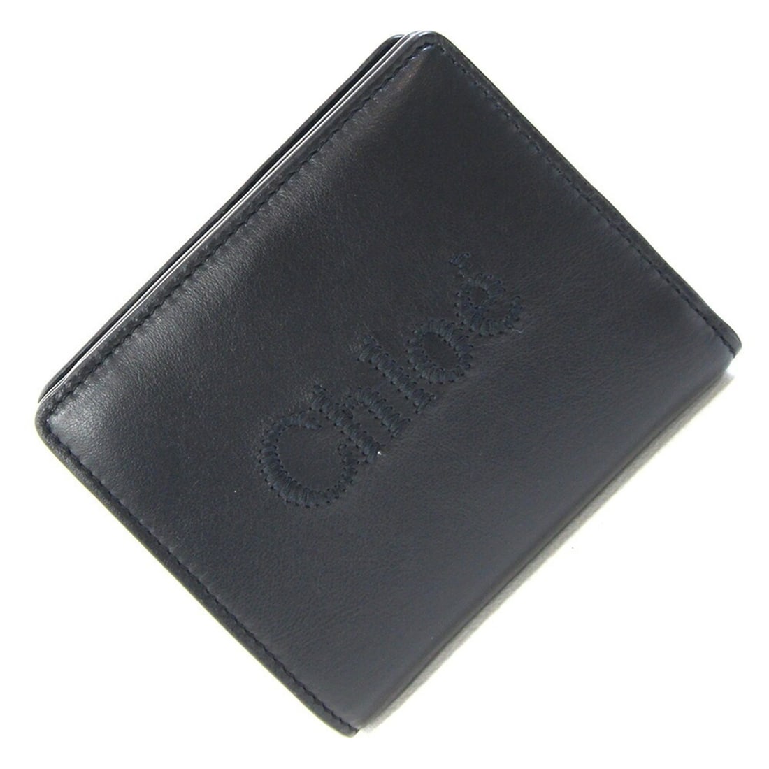 Chloé Chloe Sense Bifold Wallet CHC23SP867 Black Leather Mini for Women: --- Catalog ---Category: SizeSize (HxWxD): 9.5cm x 11cm x 2.5cm / 3.74'' x 4.33'' x 0.98''Category: DesignType: Wallet (bi-fold)Color: BlackGender: WomenMaterial: Leather Category: GeneralMPN: CHC23SP