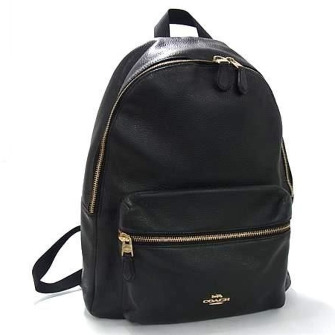 COACH Charlie Backpack F29004 Black Leather and Nylon for Men Women: --- Catalog ---Category: SizeSize (HxWxD): 38cm x 30.5cm x 12cm / 14.96'' x 12'' x 4.72''Category: DesignType: BackpackColor: BlackGender: Men,WomenMaterial: Leather , Nylon Category: GeneralMPN: F290