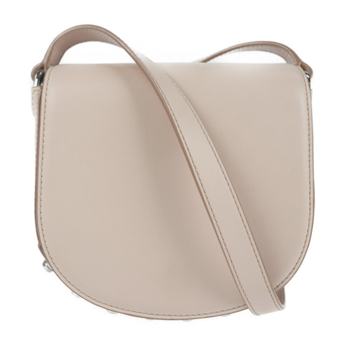 Alexander Wang MINI LIA Shoulder Bag 20R0452 in Pale Pink Calfskin Leather with Studded Pochette and: --- Catalog ---Category: SizeSize (HxWxD): 17.5cm x 17cm x 8cm / 6.88'' x 6.69'' x 3.14''Category: DesignType: Handbag, Pochette, Shoulder bagColor: Pale pink, PinkGender: Men,WomenMaterial: Leather C