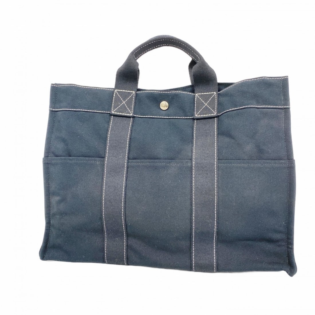 Hermes Hermès Deauville MM Tote Bag, Canvas, Black, Women's: --- Catalog ---Category: SizeSize (HxWxD): 31cm x 43cm x 10cm / 12.2'' x 16.92'' x 3.93''Category: DesignType: Tote bagColor: BlackGender: WomenMaterial: Canvas Hardware Color: SilverCategory: General