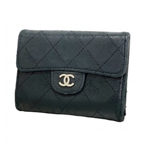 Chanel Matelasse Business Card Case in Lambskin, Black, for Men and Women