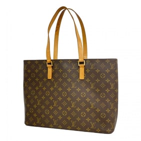 Louis Vuitton Monogram Luco Tote Bag M51155 Brown Women's