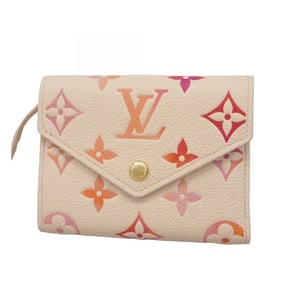 Louis Vuitton Monogram Empreinte Portefeuille Victorine Tri-fold Wallet M83507 Sunrise Aquarelle for