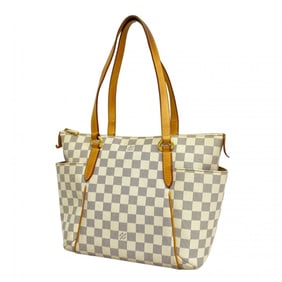 Louis Vuitton Damier Azur Totally PM Tote Bag N41280 White Women's