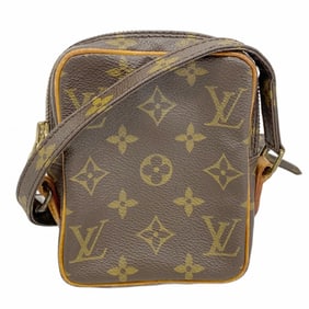 Louis Vuitton Monogram Mini Danube Shoulder Bag M45268 Brown Women's