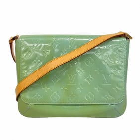 Louis Vuitton Vernis Thompson Street Shoulder Bag M91009 Baby Blue Women's