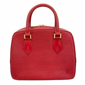 Louis Vuitton Epi Sablon Handbag M52047 Castilian Red for Women
