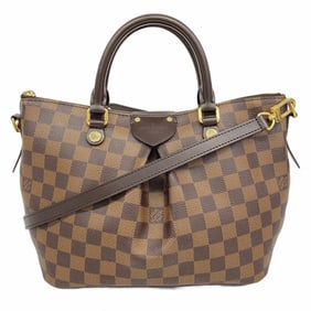 Louis Vuitton Damier Sienna PM Ebene Handbag N41545, 2-Way Bag for Women