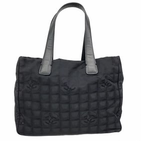Chanel New Travel Nylon Tote Bag, Black, Women's