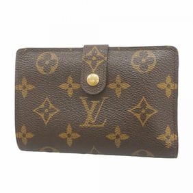 Louis Vuitton Monogram Porte Monnaie Bi-fold Wallet M61663 Brown Women's