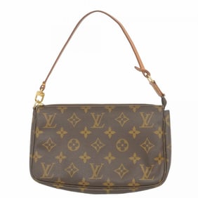 Louis Vuitton Monogram Pochette Accessoires M51980 Brown Women's Bag/Pouch