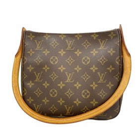 Louis Vuitton Monogram Looping MM Shoulder Bag M51146 Brown Women's