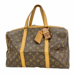 Louis Vuitton Monogram Sax Spool 35 Boston Bag M41626 Brown for Men and Women