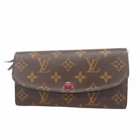 Louis Vuitton Monogram Portefeuille Emilie Long Wallet M60697 Fuchsia Women's