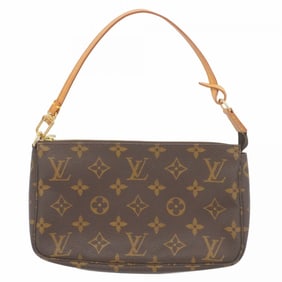 Louis Vuitton Monogram Pochette Accessoires M51980 Brown Women's Bag/Pouch