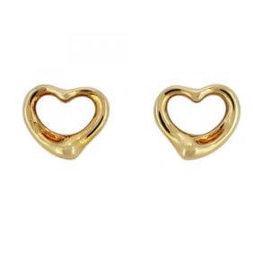 Tiffany Heart Earrings in 18KYG Yellow Gold for Women