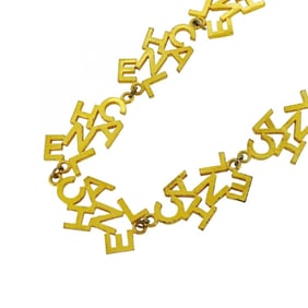 Chanel necklace GP plated gold ladies