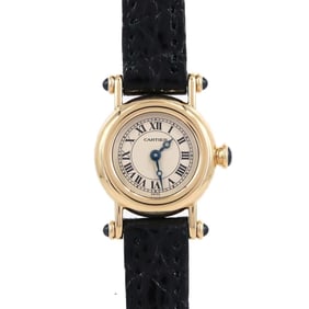 Cartier Mini Diabolo YG W1511556 Quartz Watch