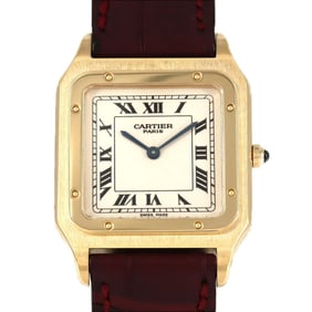 Cartier Santos-Dumont LM CPCP YG W1527751 Manual-winding Watch