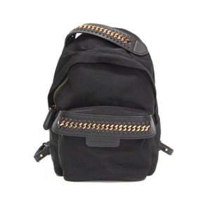 Stella McCartney GO Mini 469178 Women's Nylon,Leather Backpack Black