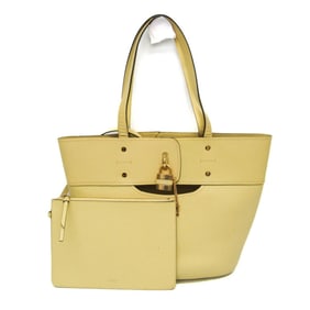 Chloé Mylo Women's Leather Tote Bag Yellow