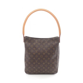 Louis Vuitton Looping GM Shoulder Bag, Coated Canvas and Leather, Monogram, Women's, Brown, M51145