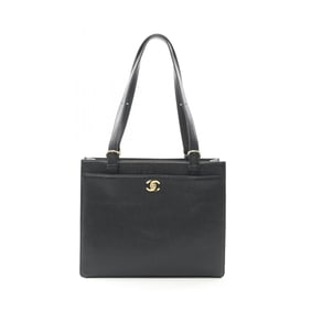 CHANEL Coco Mark Tote Bag in Caviar (Grained Calfskin) for Women, Black
