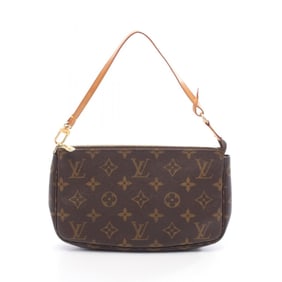 Louis Vuitton Pochette Accessoires Monogram Handbag, Coated Canvas and Leather, Brown, M51980