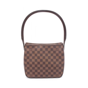 Louis Vuitton Looping MM Shoulder Bag, Coated Canvas and Leather with Damier Finish, Brown, N51157