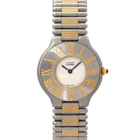 Cartier Must 21 Vantianne Two-tone Watch 83090171 Boys' Ivory Quartz