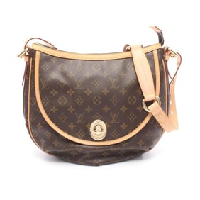 Louis Vuitton Toulon GM Monogram Shoulder Bag, Coated Canvas and Leather, Brown, M40075