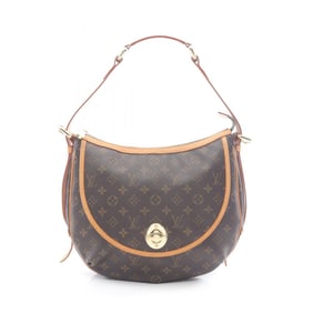 Louis Vuitton Toulon GM Shoulder Bag, Coated Canvas and Leather, Monogram, Women's, Brown, M40075